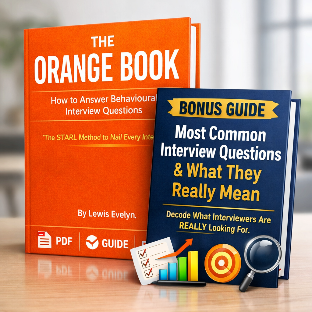 The Orange Book — career acceleration playbook by Lewis Evelyn